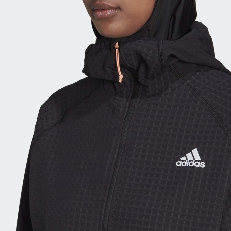 Jaqueta Soft Shell De Corrida X-city Preta Adidas