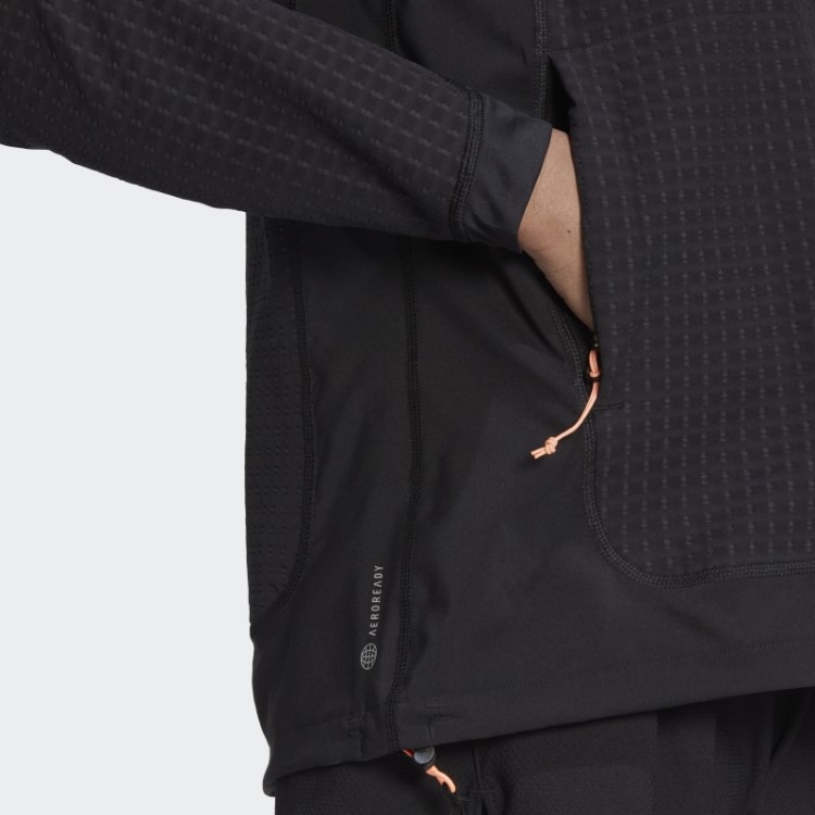 Jaqueta Soft Shell De Corrida X-city Preta Adidas
