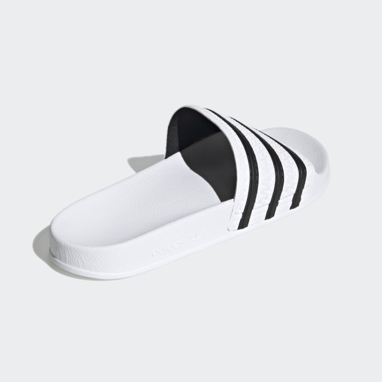 Adidas Adilette Desliza Branco/preto