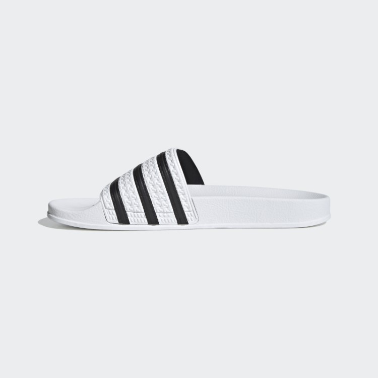 Adidas Adilette Desliza Branco/preto