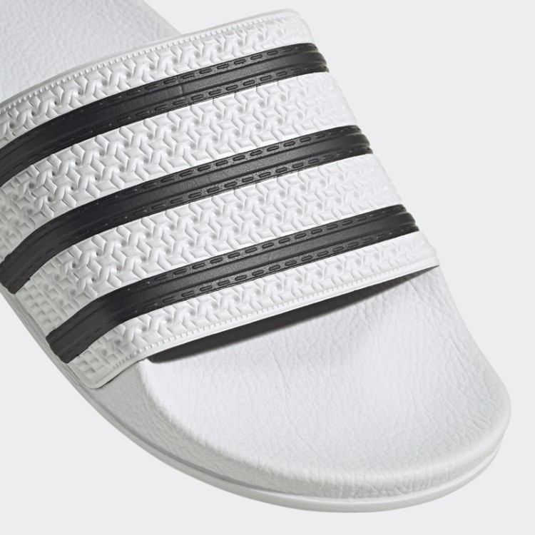 Adidas Adilette Desliza Branco/preto