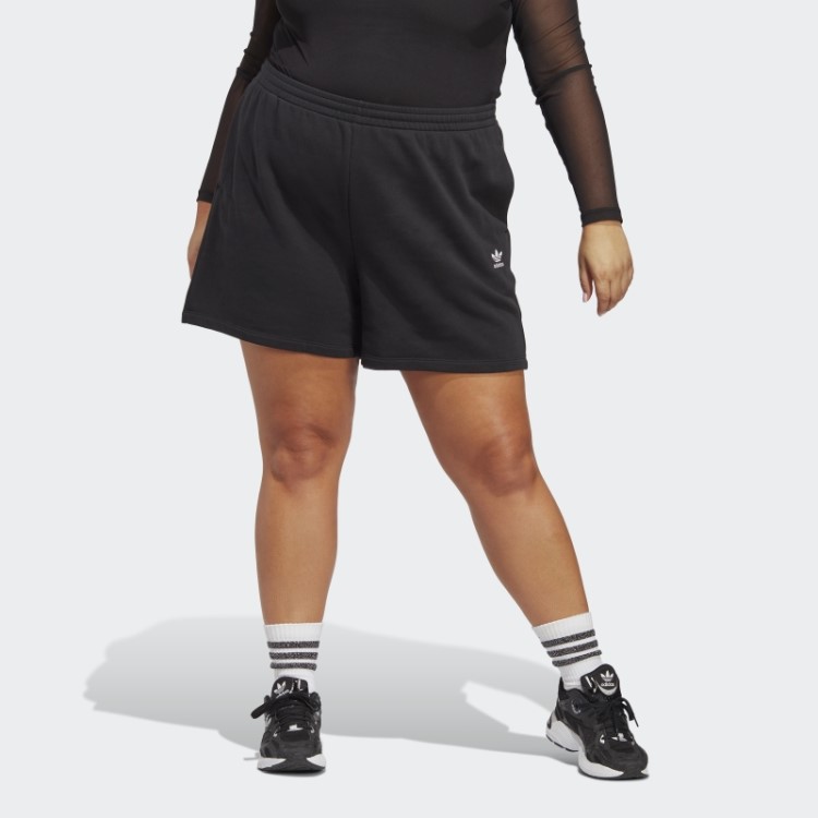 Shorts French Terry Adicolor Essentials (tamanho Grande) Adidas Preto