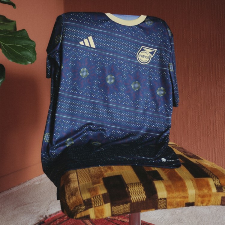Camisa Pré-jogo Adidas Navy Jamaica Tiro 23