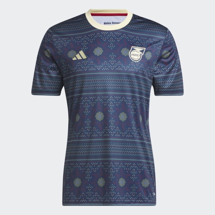 Camisa Pré-jogo Da Marinha Jamaica Tiro 23 Adidas