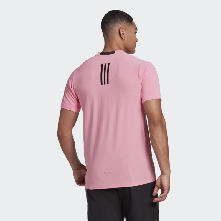 Rosa Projetado Para Treinar Heat.rdy Hiit Tee Adidas