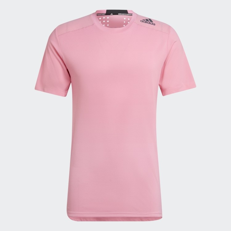 Rosa Projetado Para Treinar Heat.rdy Hiit Tee Adidas