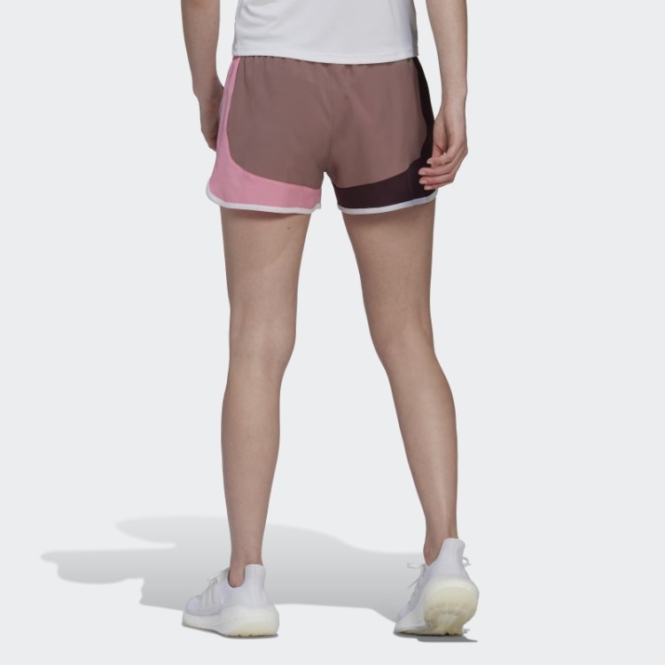 Calção De Corrida Adidas Marathon 20 Colorblock Roxo