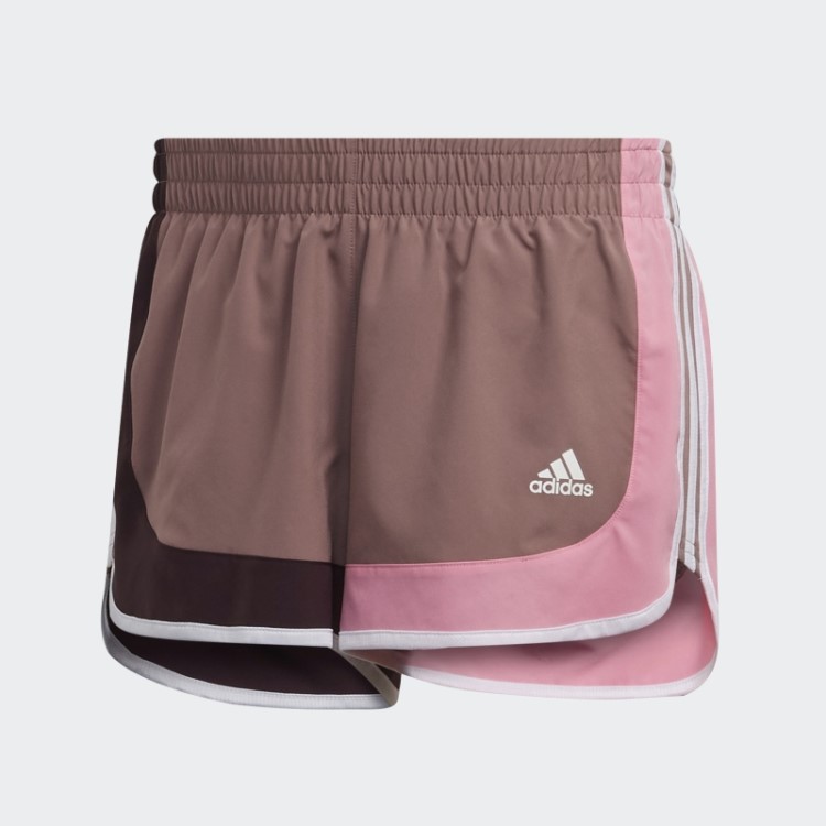 Calção De Corrida Adidas Marathon 20 Colorblock Roxo