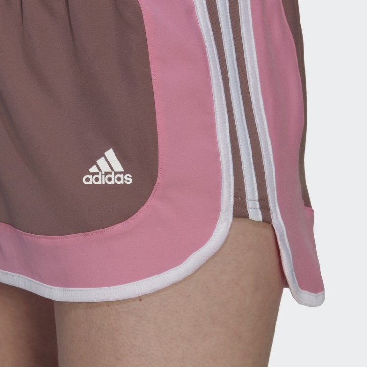 Calção De Corrida Adidas Marathon 20 Colorblock Roxo