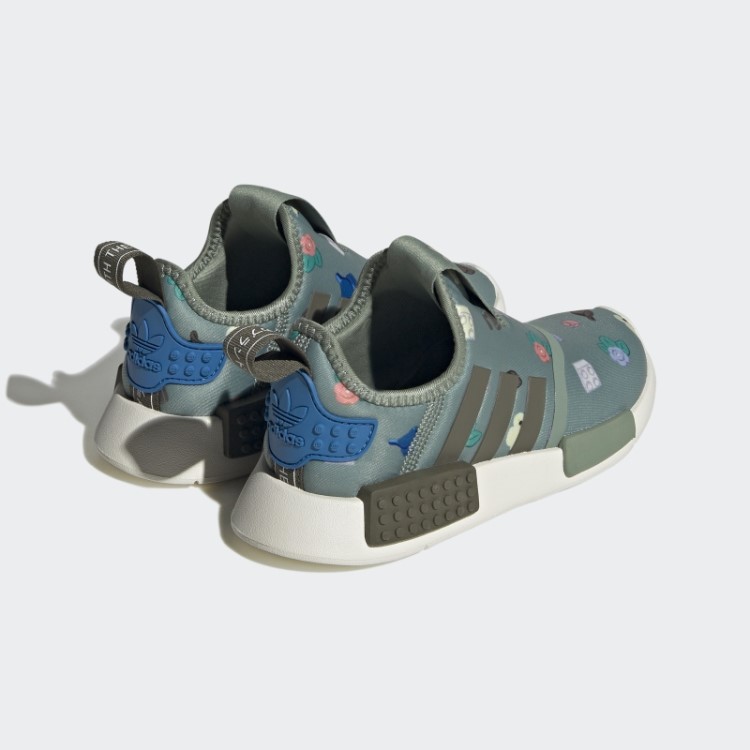 Adidas Nmd 360 X Lego Sapatos Verde Prata Moda