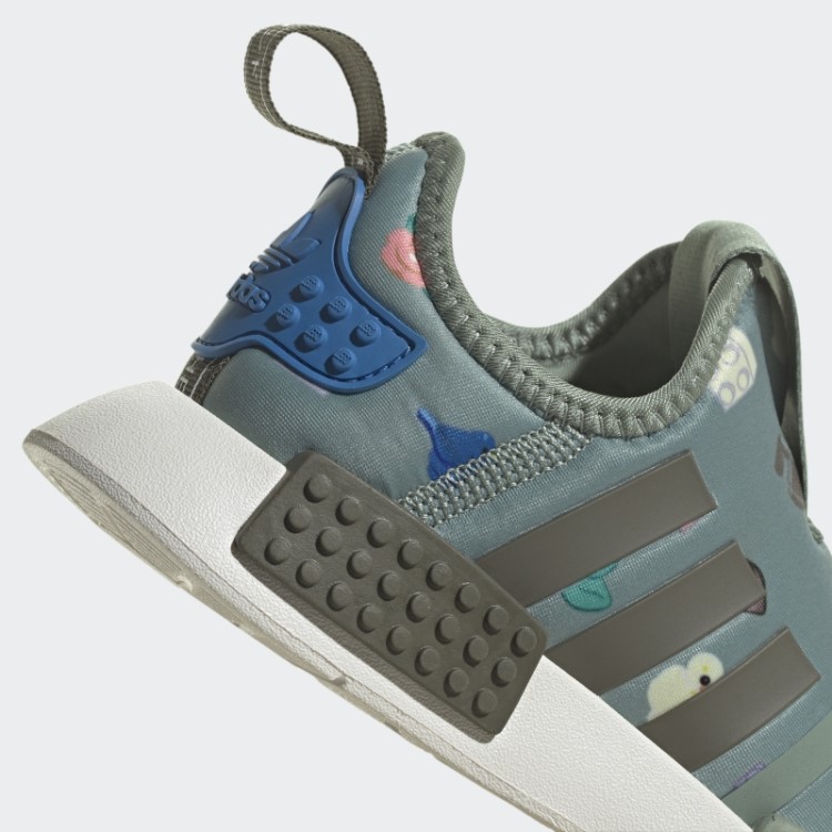Adidas Nmd 360 X Lego Sapatos Verde Prata Moda