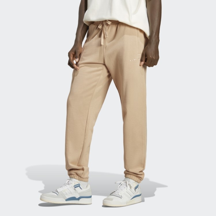 Calça De Moletom Bege Adidas Rifta City Boy Essencial Quente