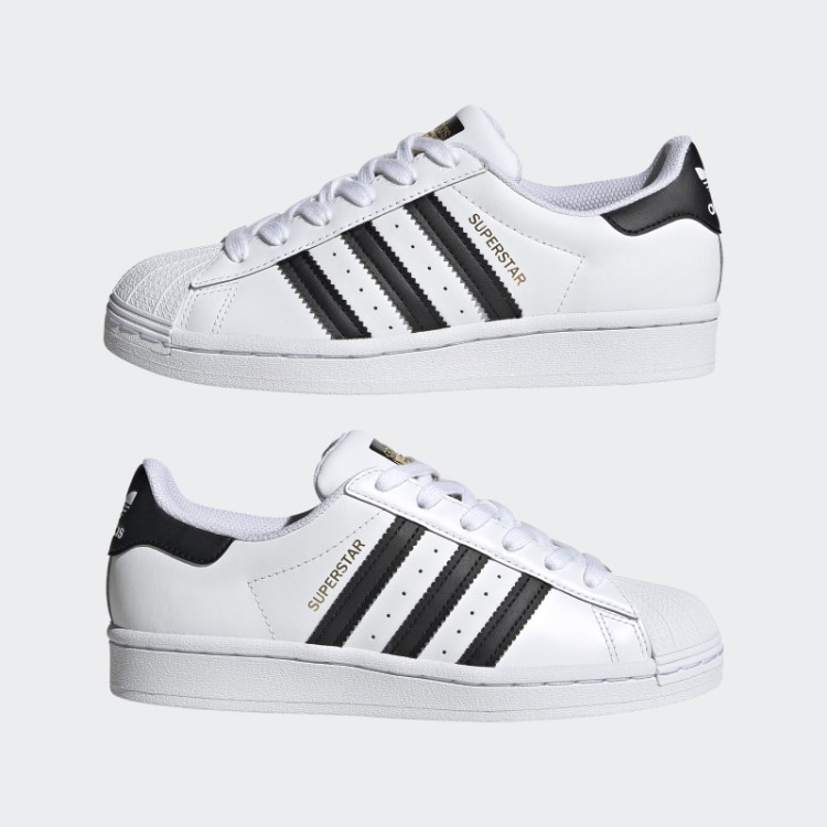 Tênis Infantil Adidas Superstar Preto Quente