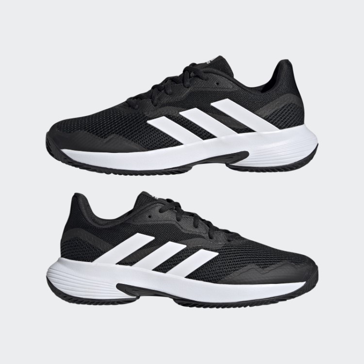Tênis Preto Adidas Courtjam Control Clay
