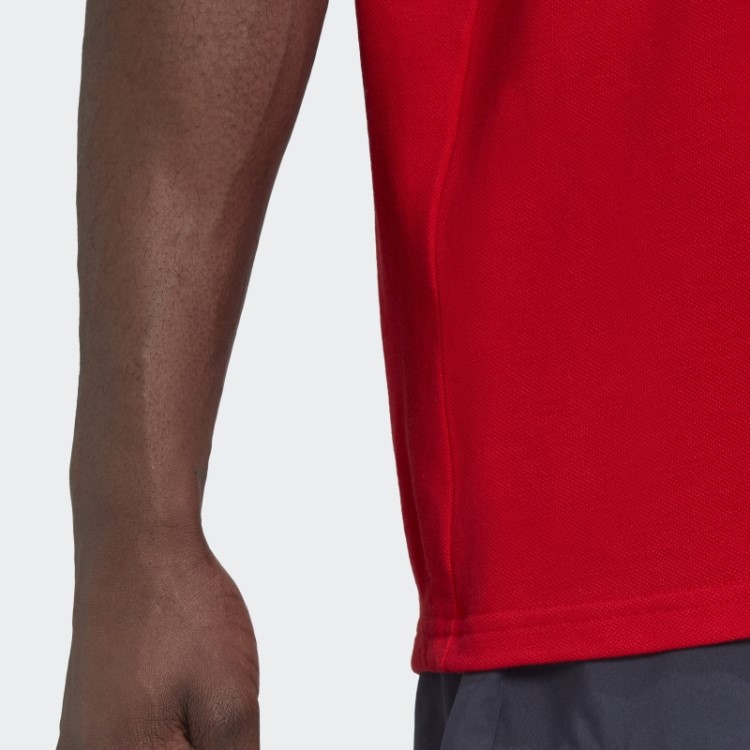 Adidas Fc Bayern Dna Camisa Polo Vermelha