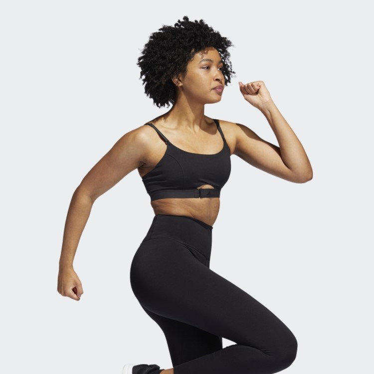 Sutiã Aeroimpact Luxe Training Light-support Preto Adidas