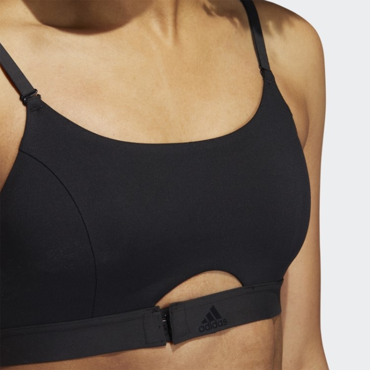 Sutiã Aeroimpact Luxe Training Light-support Preto Adidas