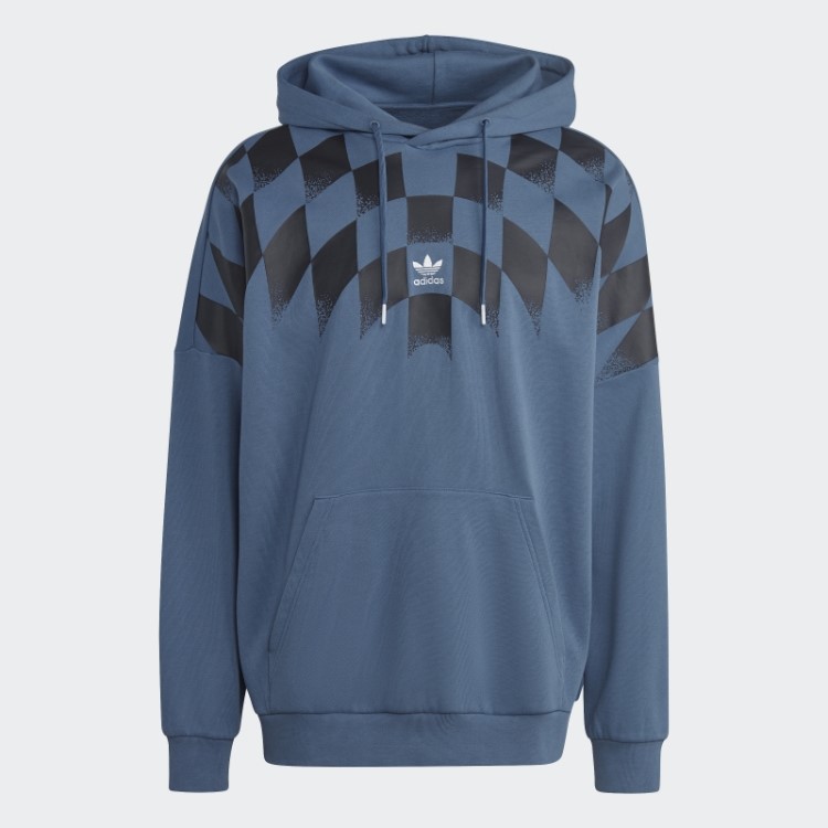 Moletom Com Capuz Estampado Adidas Rekive Em Aço