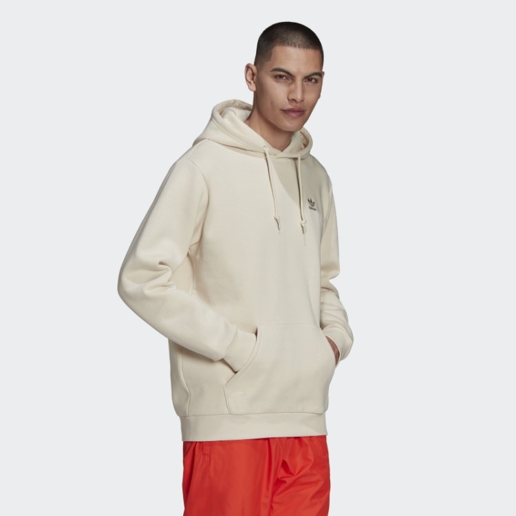 Adidas Adicolor Essentials Moletom Com Capuz Trefoil Branco