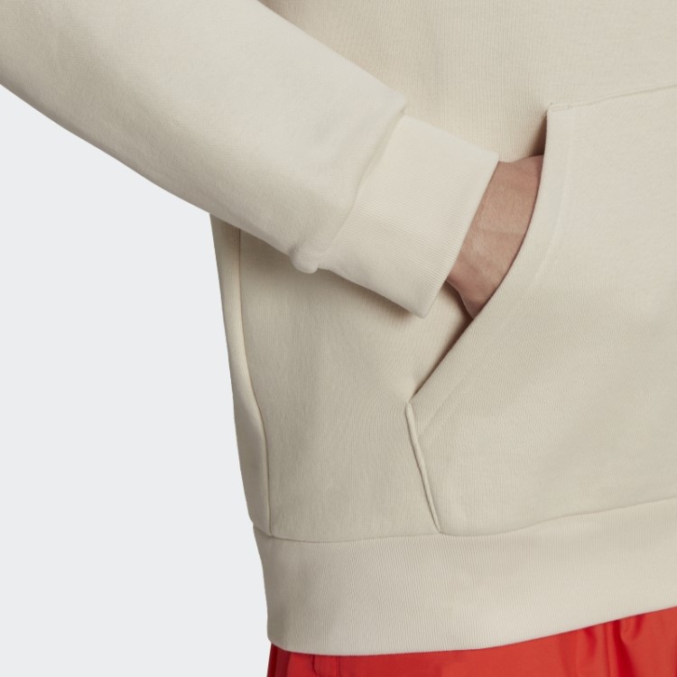 Adidas Adicolor Essentials Moletom Com Capuz Trefoil Branco
