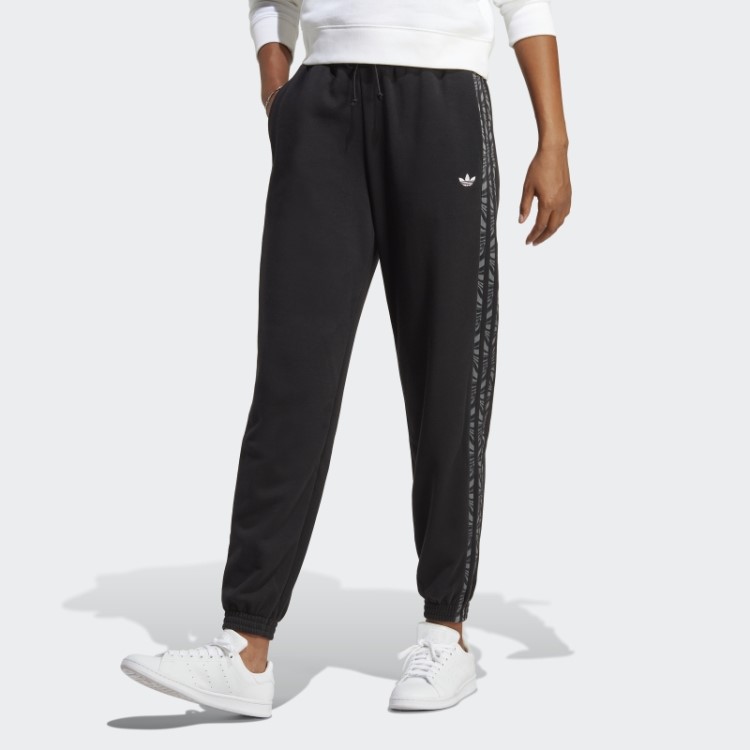 Adidas Jogger Animal Print Abstrato Preto
