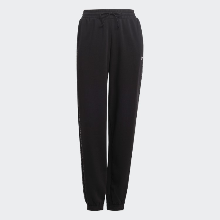 Jogger Preto Com Estampa Animal Print Adidas