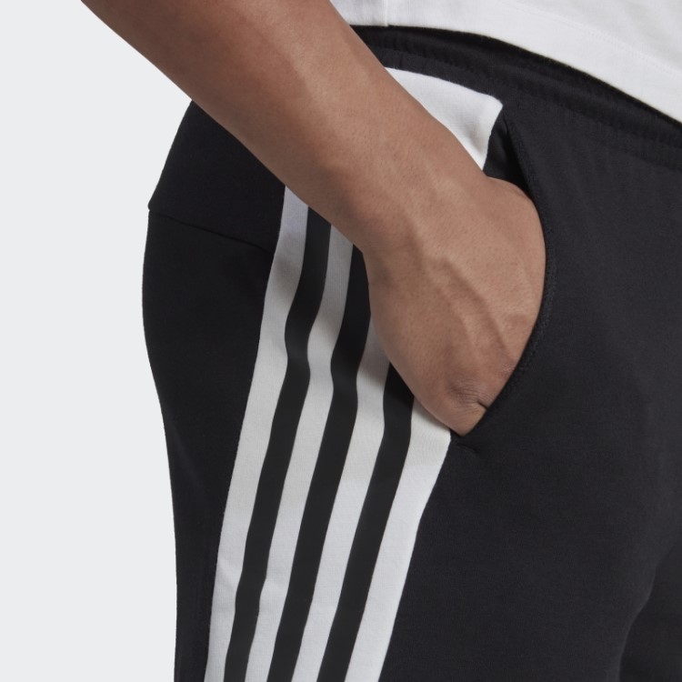 Short Preto Future Icons Com As Três Listras Adidas