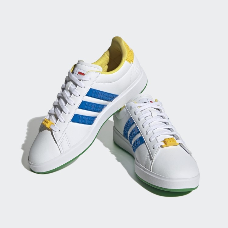 Sapato Adidas Grand Court X Lego 2.0 Branco Quente
