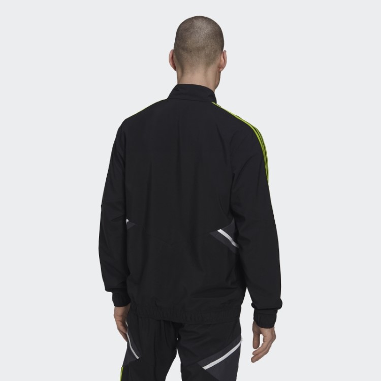 Manchester United Condivo 22 Apresentação Top Adidas Preto