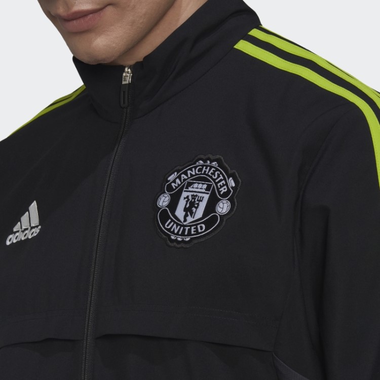 Manchester United Condivo 22 Apresentação Top Adidas Preto