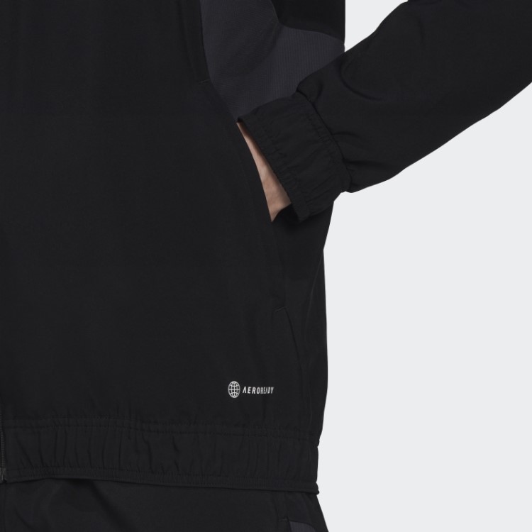 Manchester United Condivo 22 Apresentação Top Adidas Preto