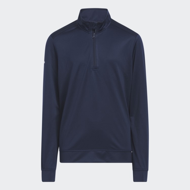 Pulôver Heather Com Zíper Adidas Navy