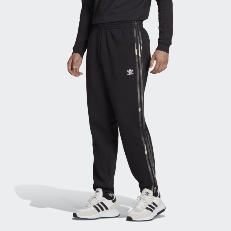 Calça De Moletom Camuflada Adidas Graphics Preta