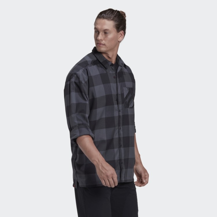 Five Ten Brand Of The Brave Camisa De Flanela (gênero Neutro) Cinza Adidas