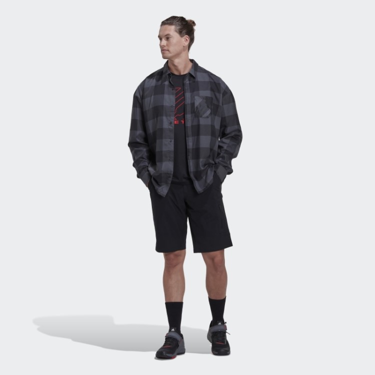 Five Ten Brand Of The Brave Camisa De Flanela (gênero Neutro) Cinza Adidas