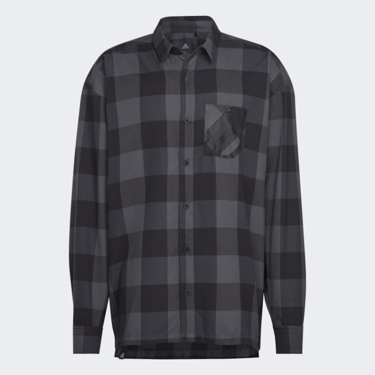 Five Ten Brand Of The Brave Top De Flanela Manga Longa (gênero Neutro) Adidas Cinza