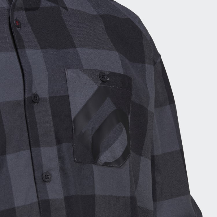 Five Ten Brand Of The Brave Top De Flanela Manga Longa (gênero Neutro) Adidas Cinza