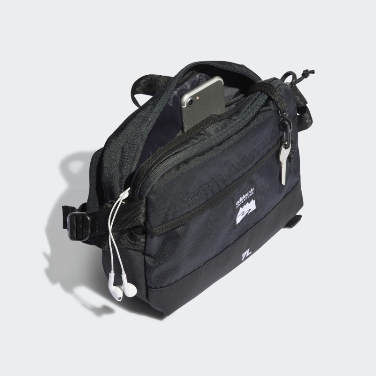 Bolsa De Cintura Preta Quente Adidas Aventura Grande