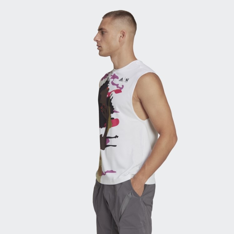 Camiseta Sem Mangas Tênis New York (gênero Neutro) Adidas Branca