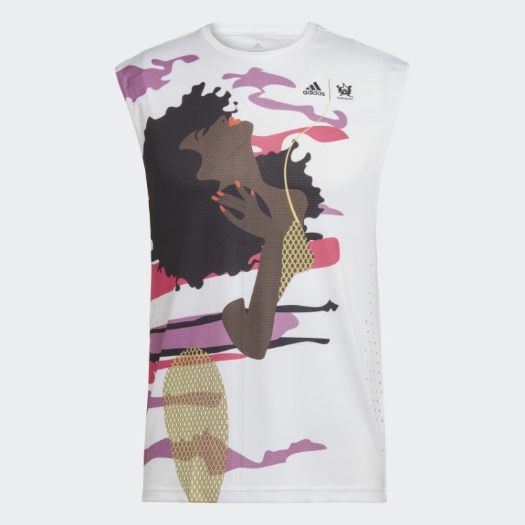 Camiseta Sem Mangas Tênis New York (gênero Neutro) Adidas Branca