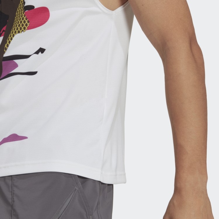 Camiseta Sem Mangas Tênis New York (gênero Neutro) Adidas Branca