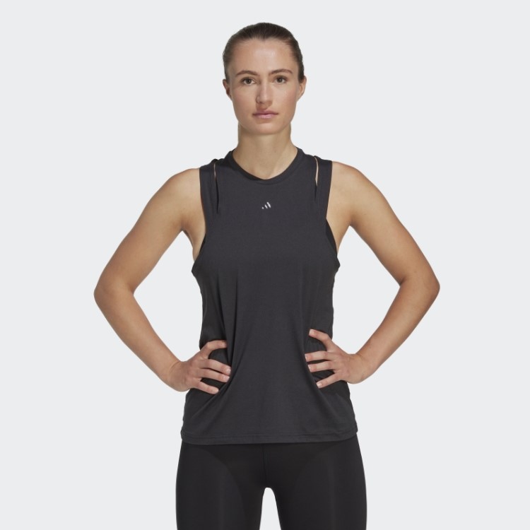 Aeroready Train Essentials Regata Com Logo De 3 Barras Preta Adidas