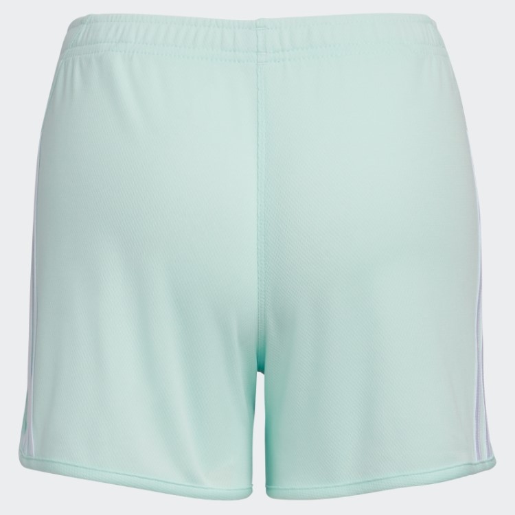 Shorts De Malha Listrada Adidas Ice Mint