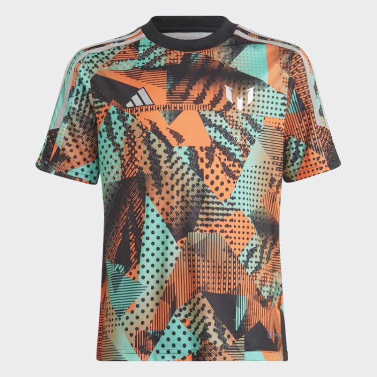 Adidas Messi Camisa De Treino Gráfico Preta