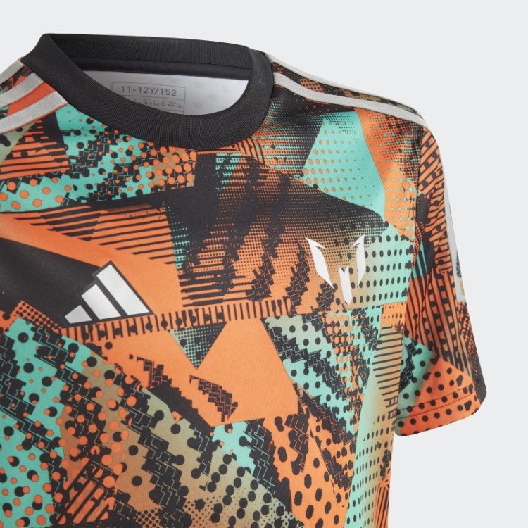 Adidas Messi Camisa De Treino Gráfico Preta