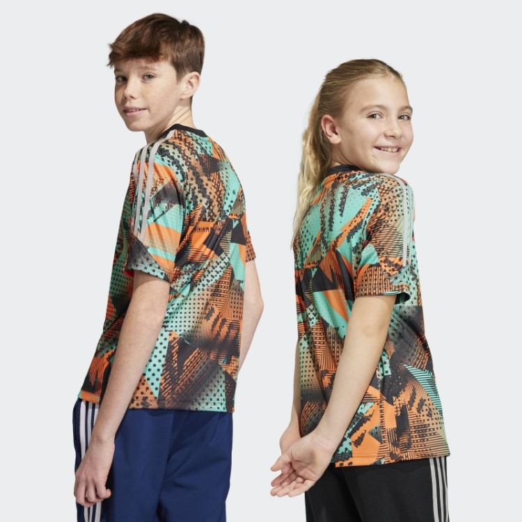 Camisa De Treino Com Gráfico Messi Adidas Preta