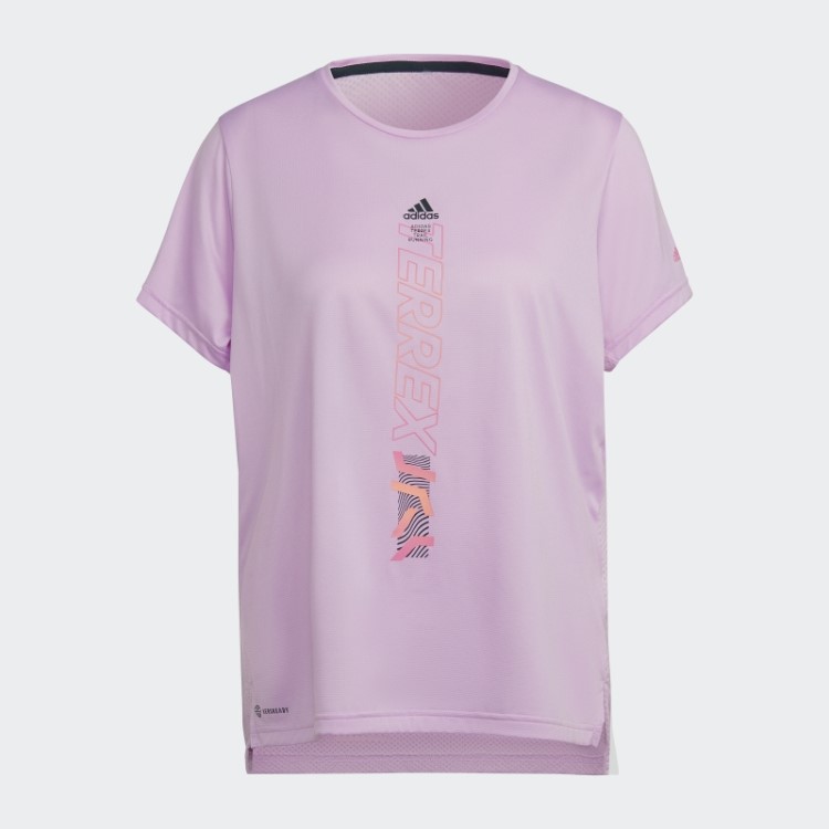 Camiseta Terrex Agravic Bca Lilás Adidas