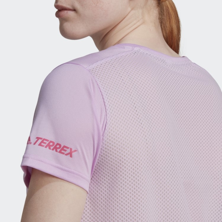 Camiseta Terrex Agravic Bca Lilás Adidas