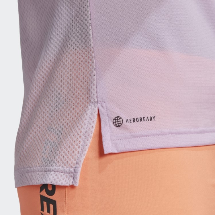 Camiseta Terrex Agravic Bca Lilás Adidas
