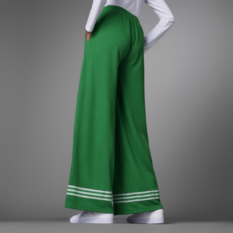 Adidas Adicolor 70s Calça Larga De Malha Verde